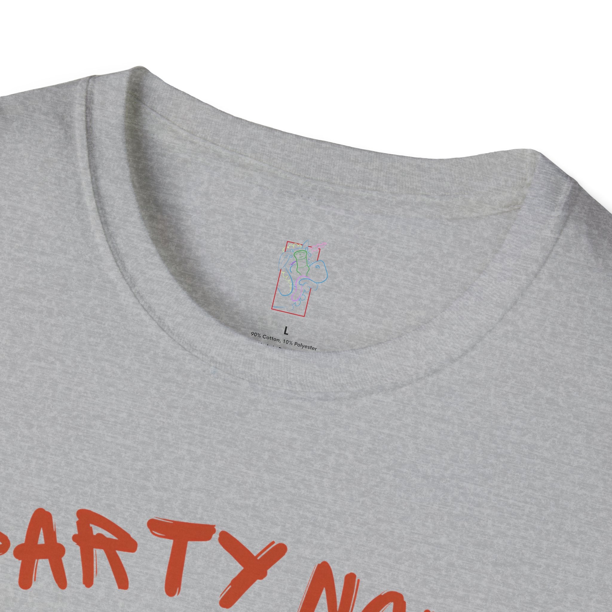 T-Shirt — “Party Now, Adult Later” Funny Party Graphic Tee