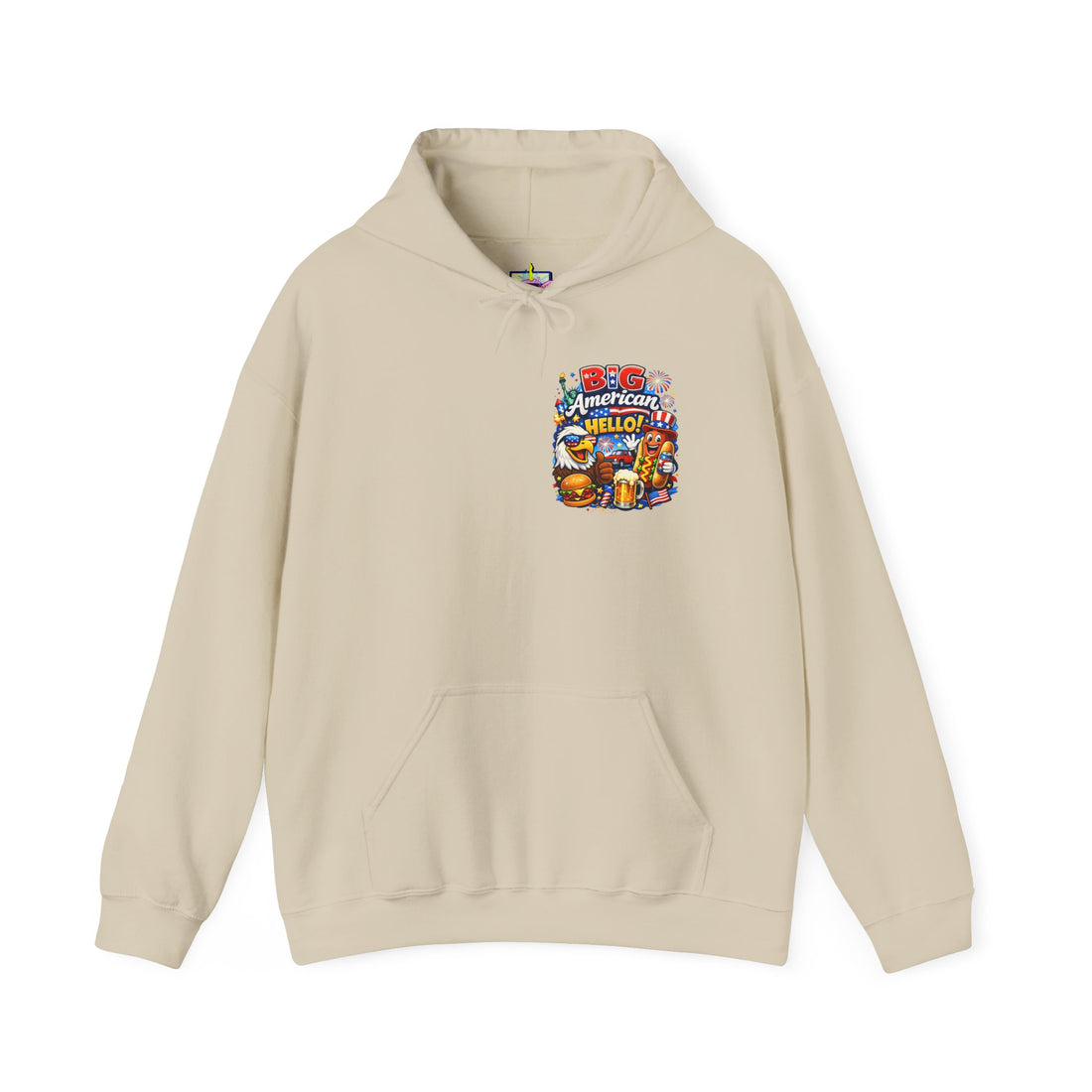 Big American Hello Funny Hoodie