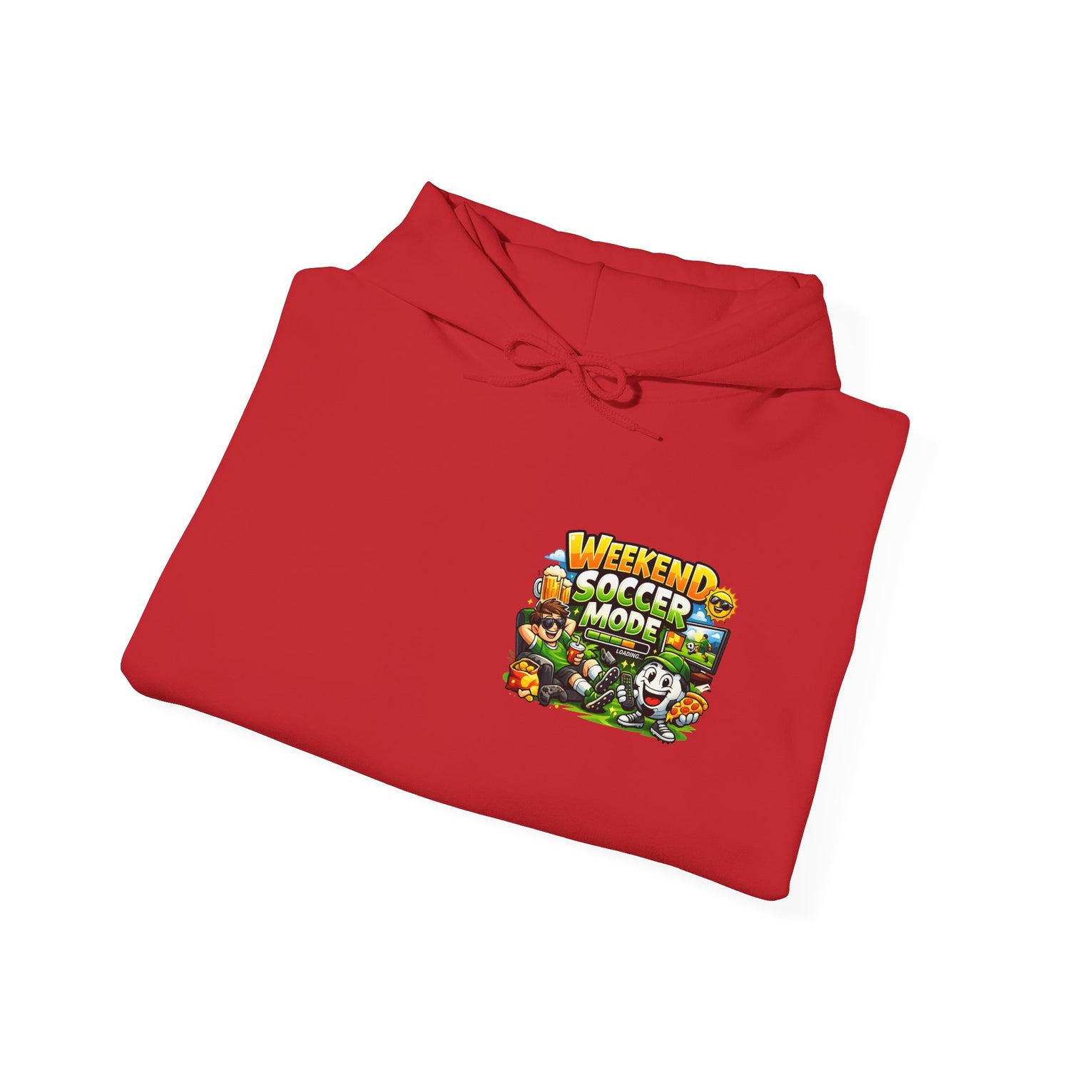 Weekend Soccer Mode Funny Hoodie