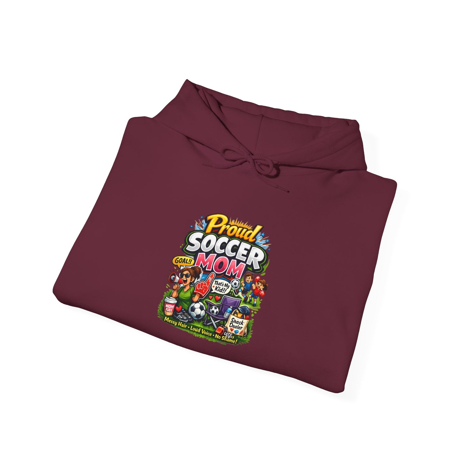 Proud Soccer Mom Funny Hoodie