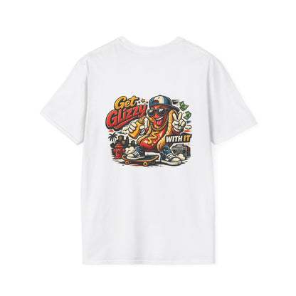 Get Glizzy With It Funny Hot Dog T-Shirt