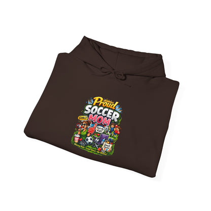Proud Soccer Mom Funny Hoodie