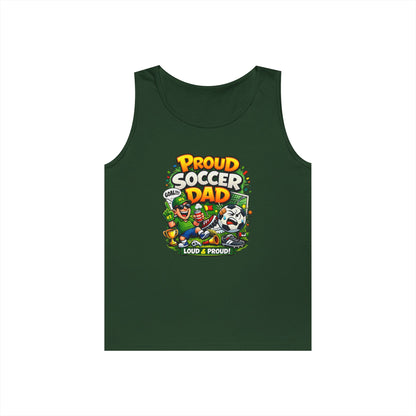 Proud Soccer Dad Tank Top — Loud &amp; Proud Dad Soccer Shirt