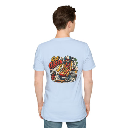 Get Glizzy With It Funny Hot Dog T-Shirt
