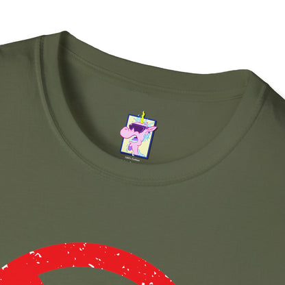 No Reggie Graphic Tee (Red Prohibition Sign)