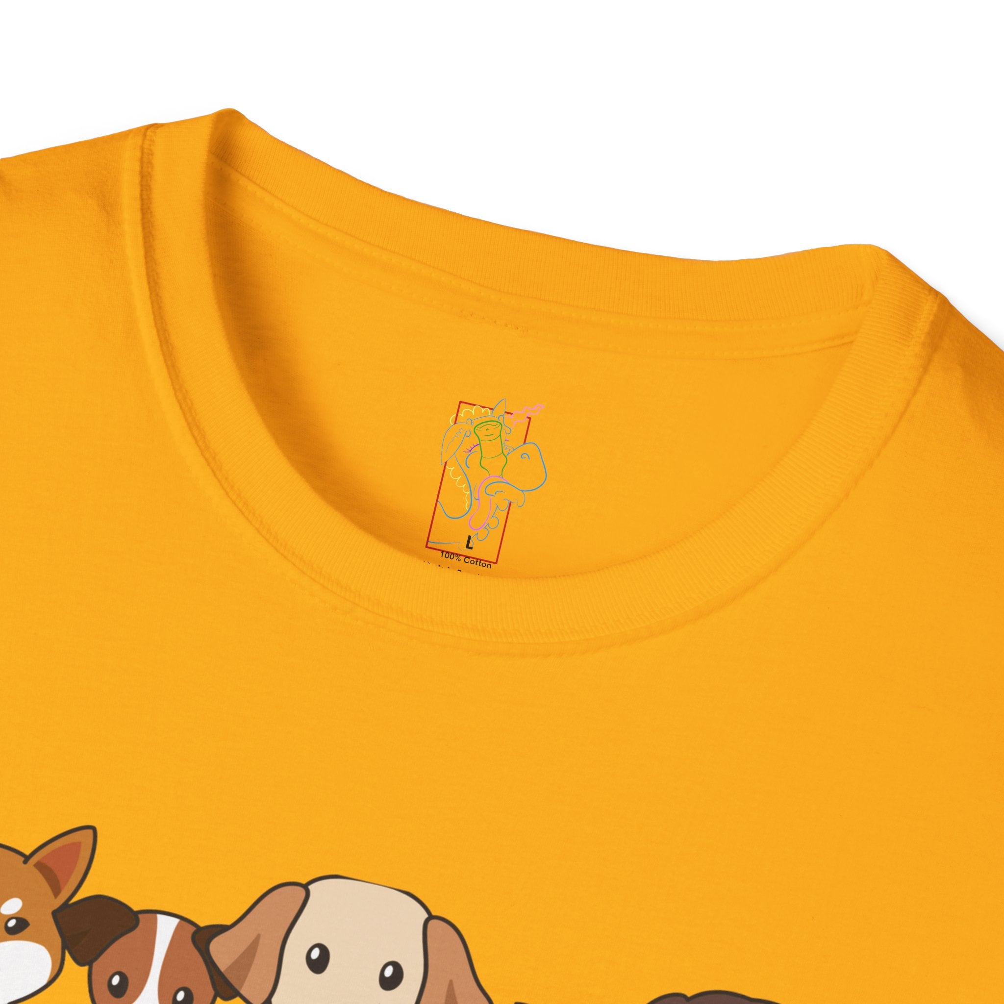 Funny Dogs Love T-Shirt — Cute Happy Pets Tee for Dog Lovers