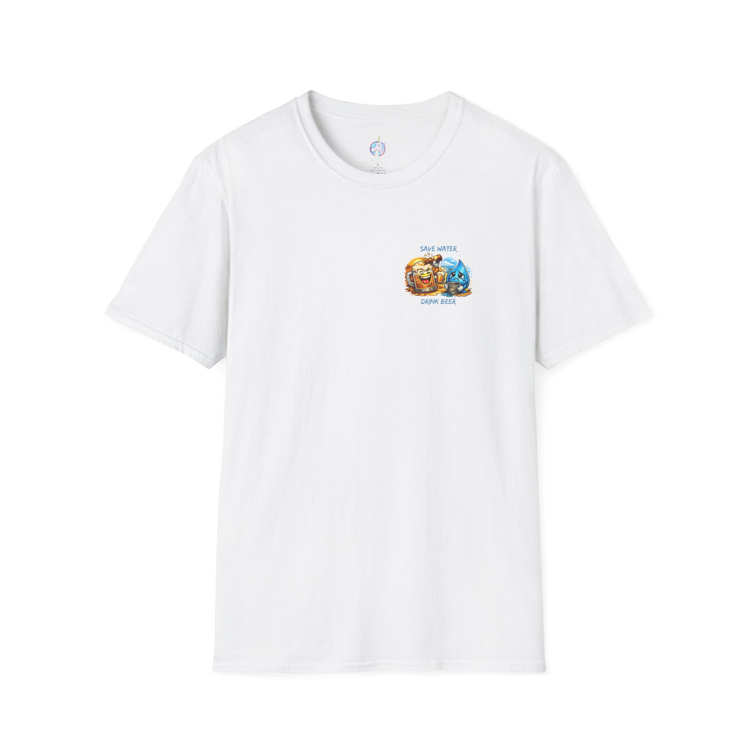 Save Water Drink Beer T-Shirt — Funny Beer &amp; Water Cartoon Tee