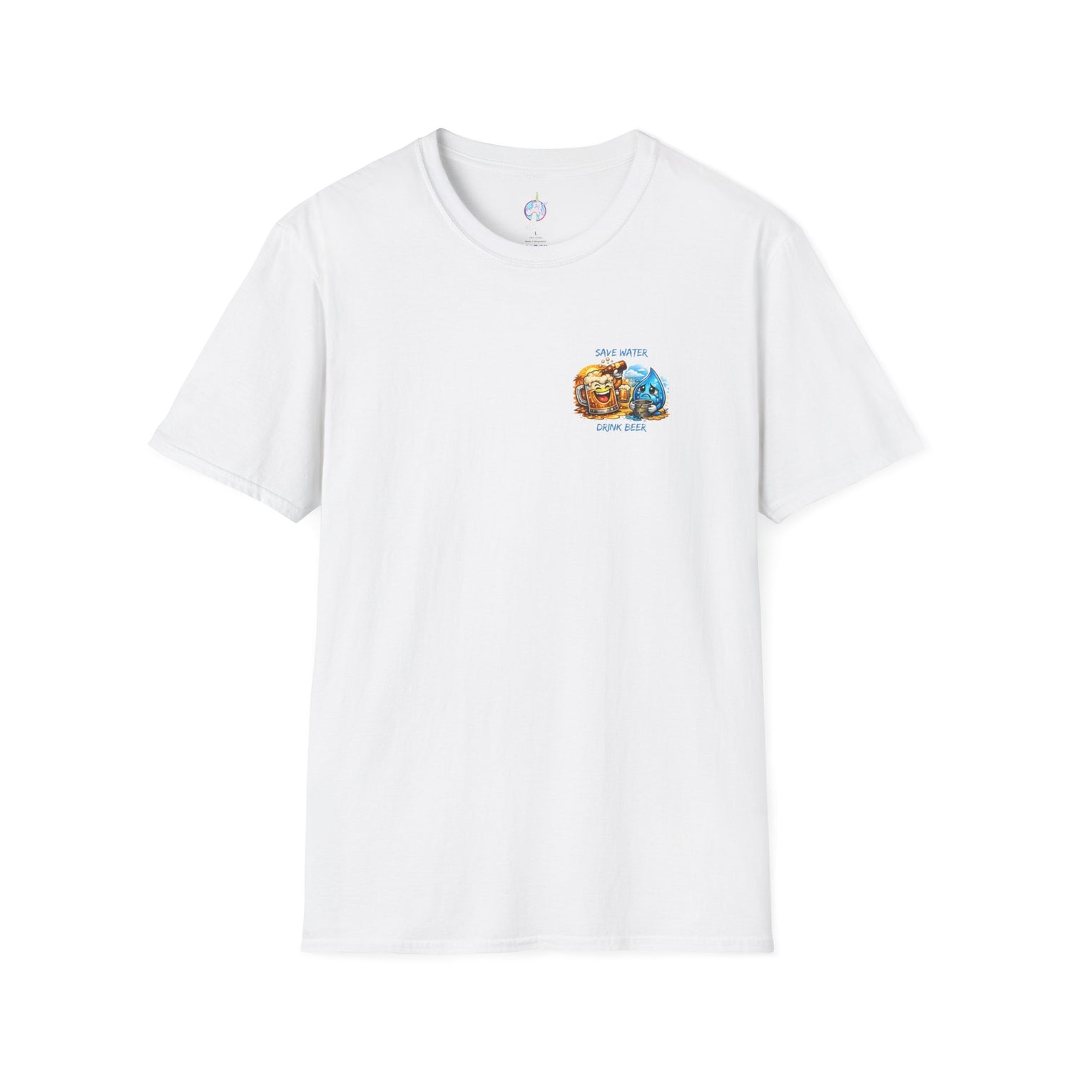 Save Water Drink Beer T-Shirt — Funny Beer &amp; Water Cartoon Tee