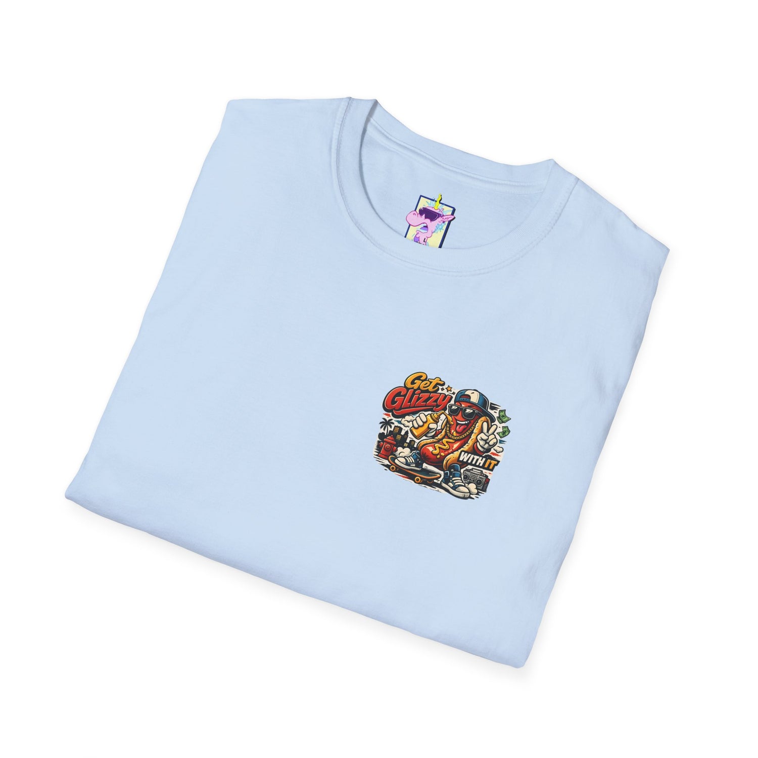 Get Glizzy With It Funny Hot Dog T-Shirt