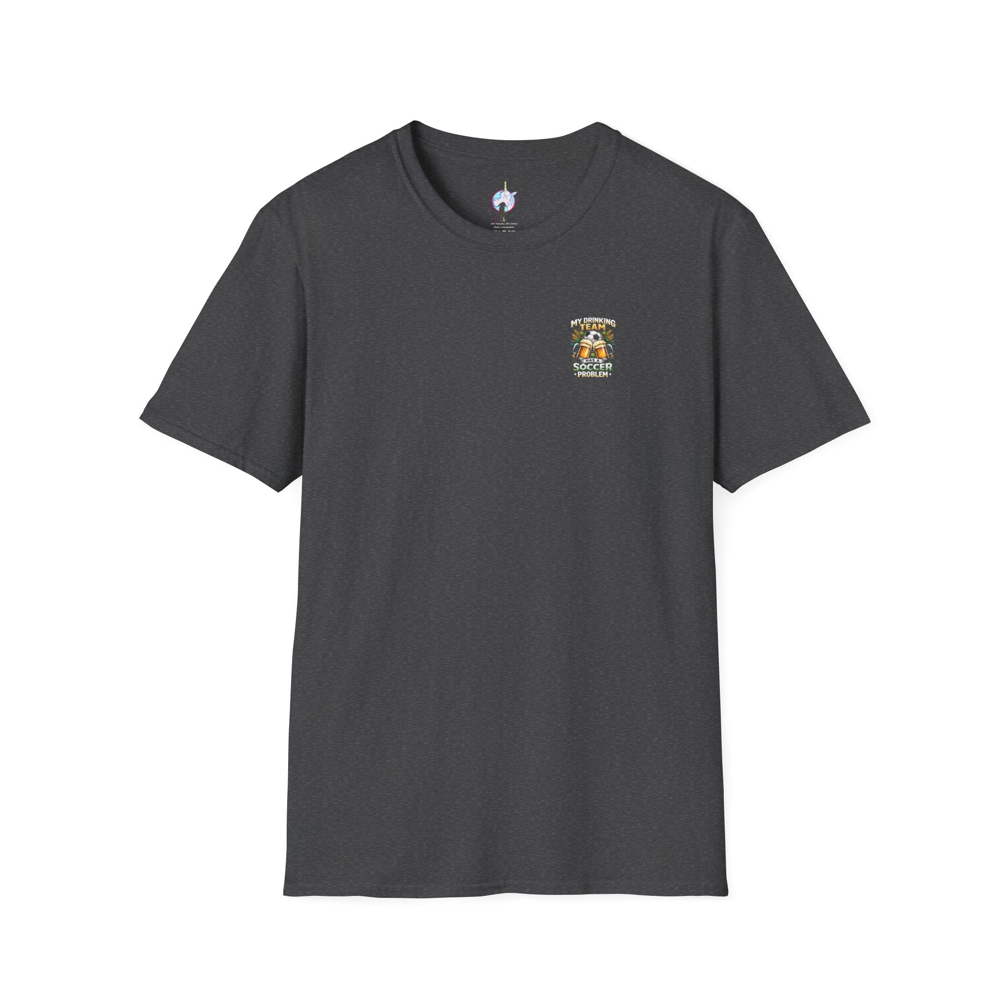 Soccer Drinking Team T-Shirt — "My Drinking Team Has a Soccer Problem" Football Beer Tee