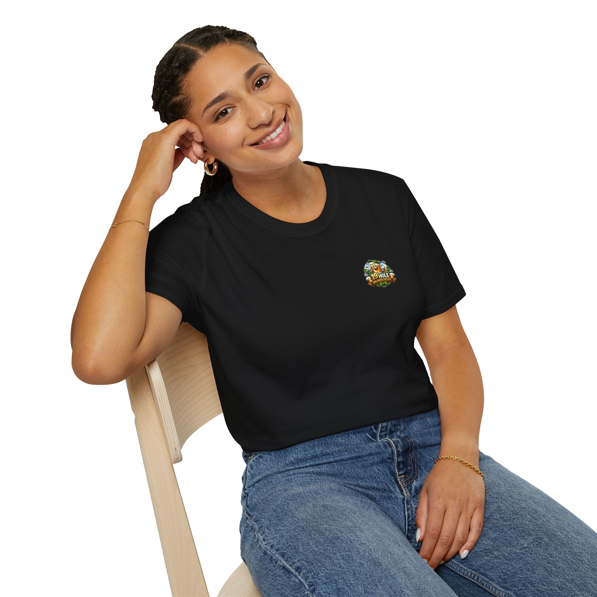 19th Hole Golf T-Shirt — "Grab a Beer &amp; Tee It Up" Vintage Golfing Tee
