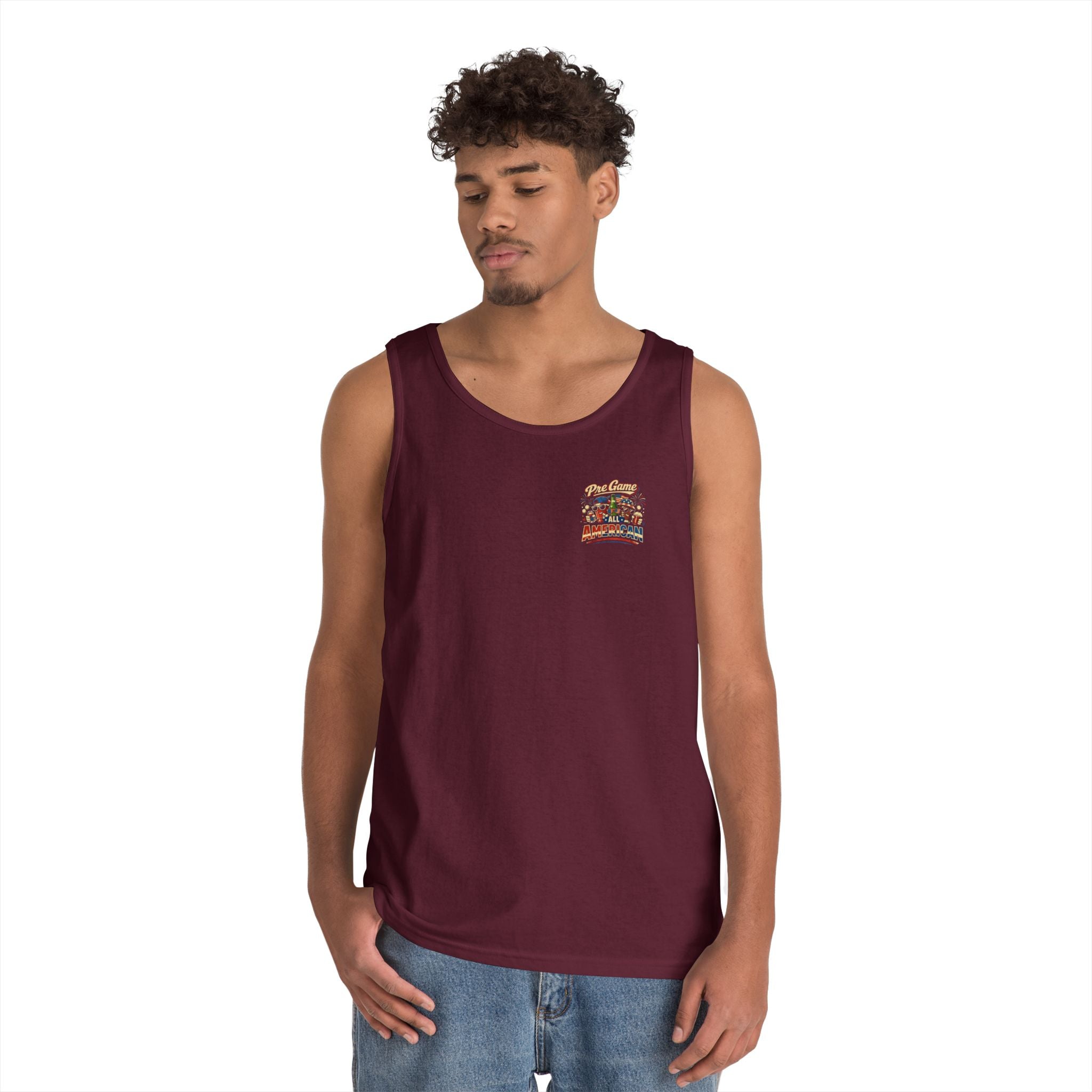 Pre Game All American Funny Tank Top