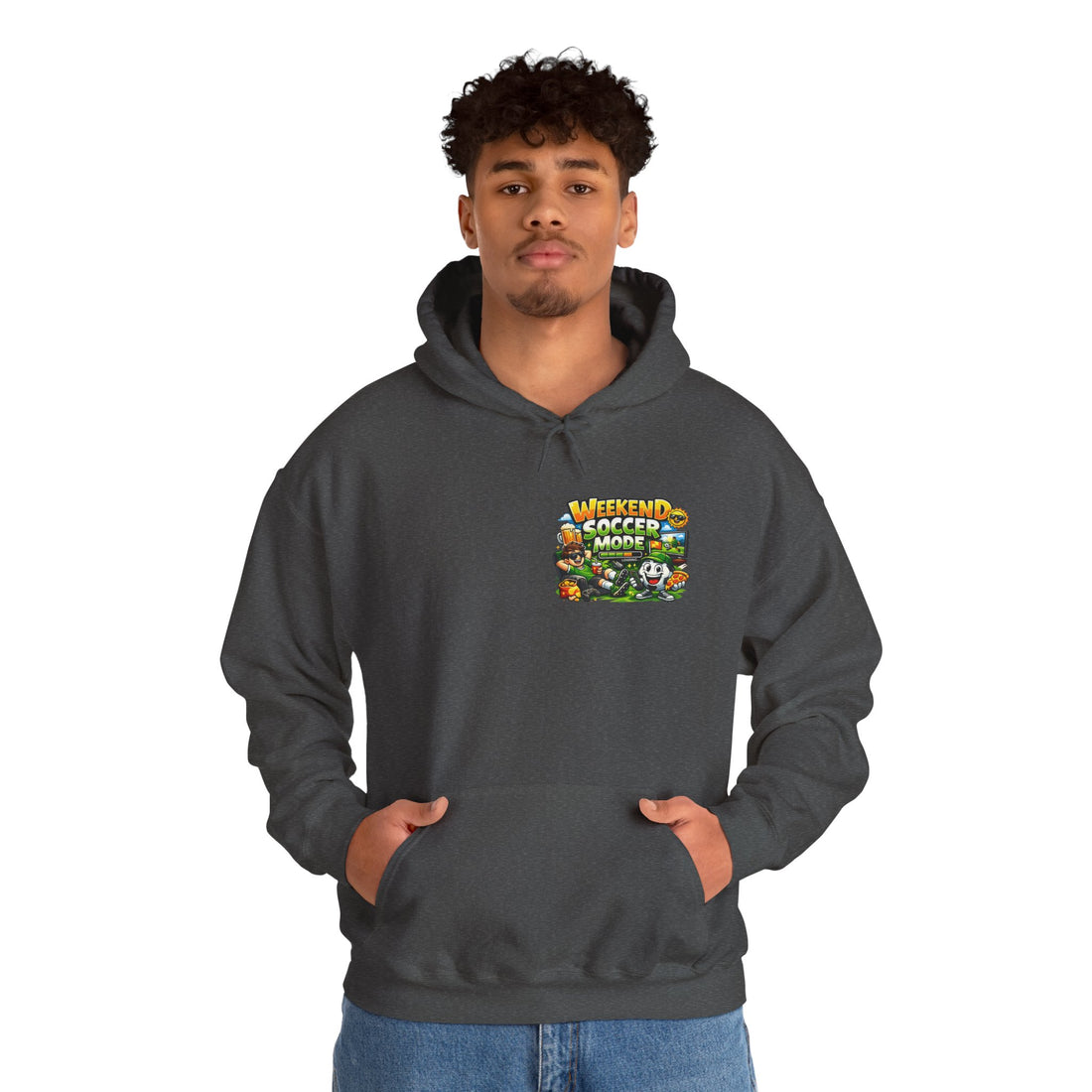 Weekend Soccer Mode Funny Hoodie