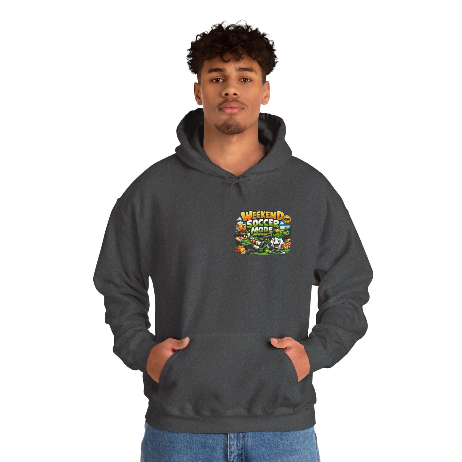 Weekend Soccer Mode Funny Hoodie