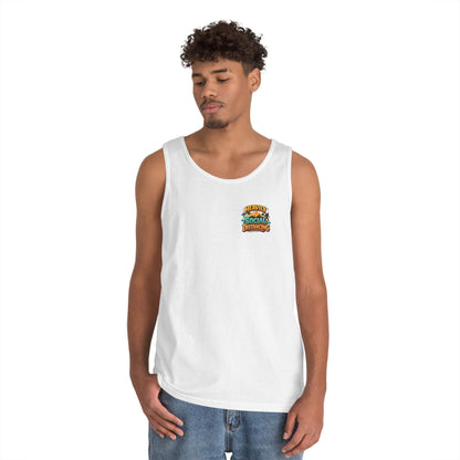 Heavily Socially Distancing Funny Tank Top
