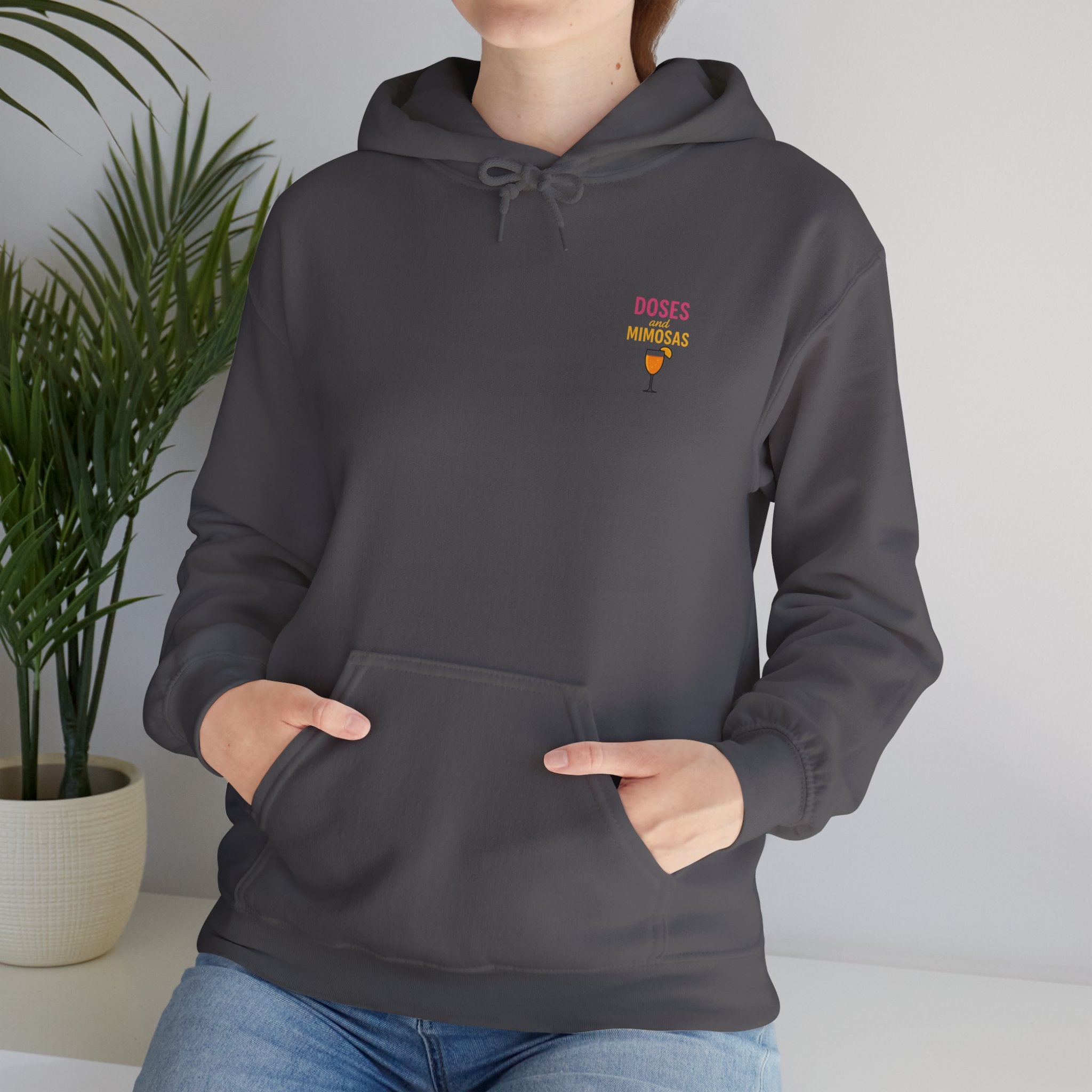 Party Vibes Hooded Sweatshirt — "Sunday Funday" Doses &amp; Mimosas