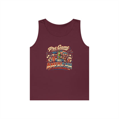Pre Game All American Funny Tank Top