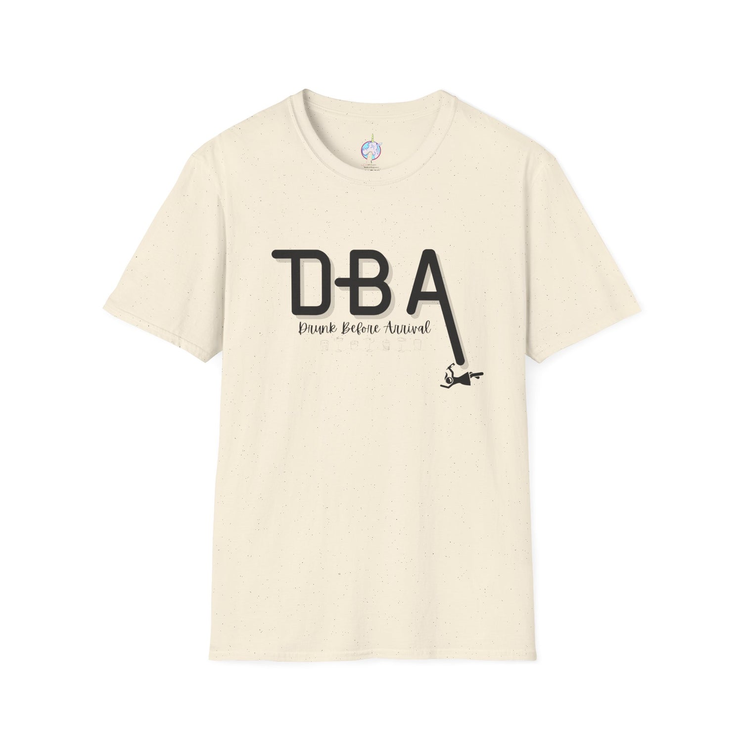 Drunk Before Arrival Funny T-Shirt — Bold Party Tee