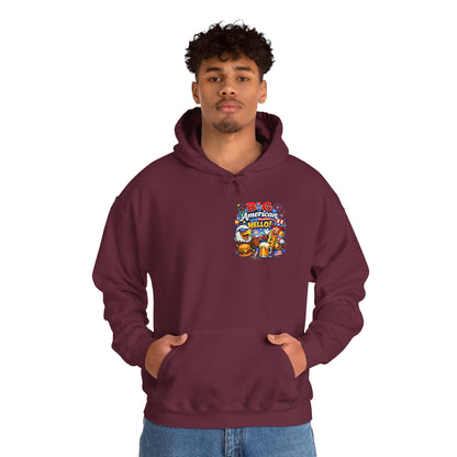 Big American Hello Funny Hoodie