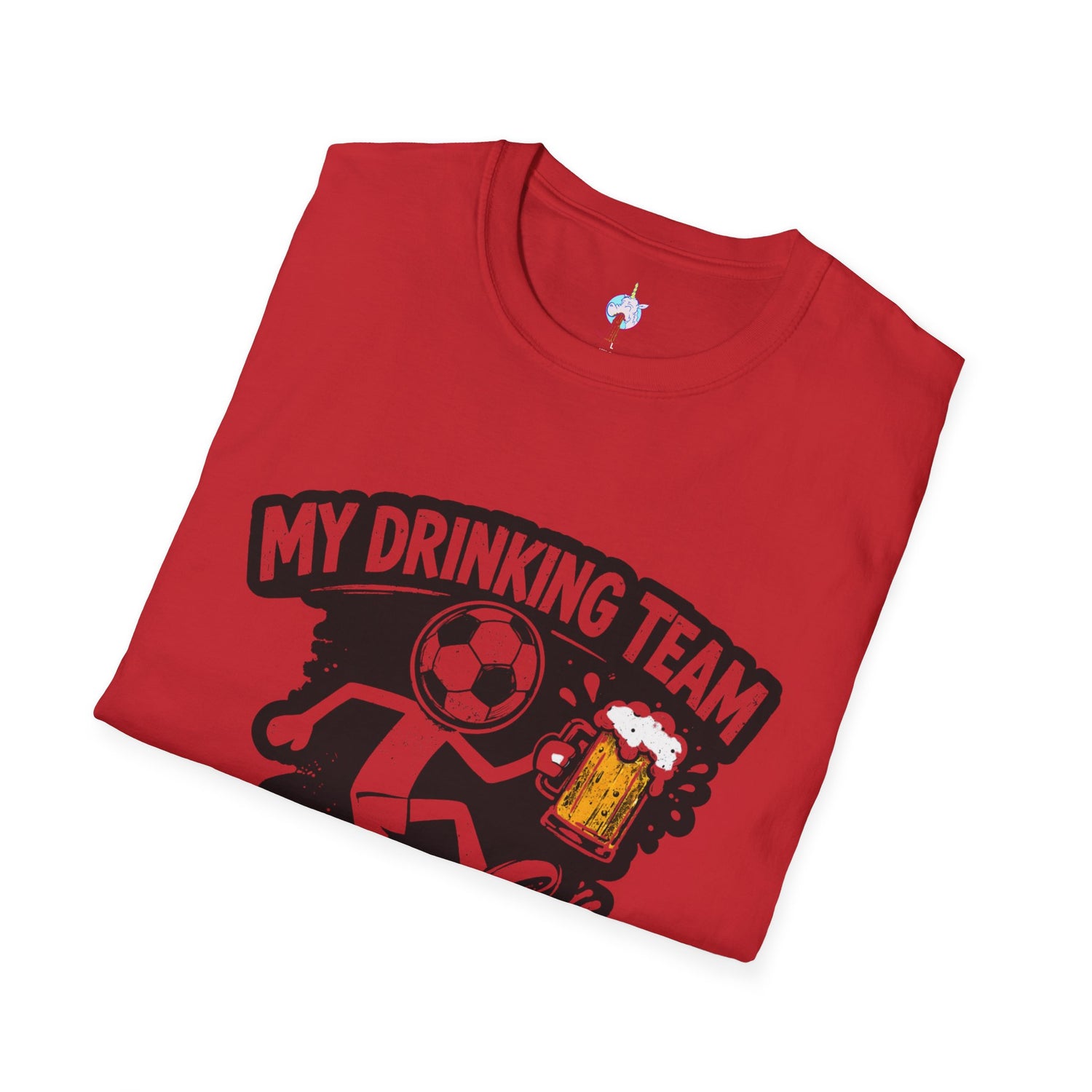 My Drinking Team Has a Soccer Problem T-Shirt — Funny Soccer Beer Shirt for Fans &amp; Parties