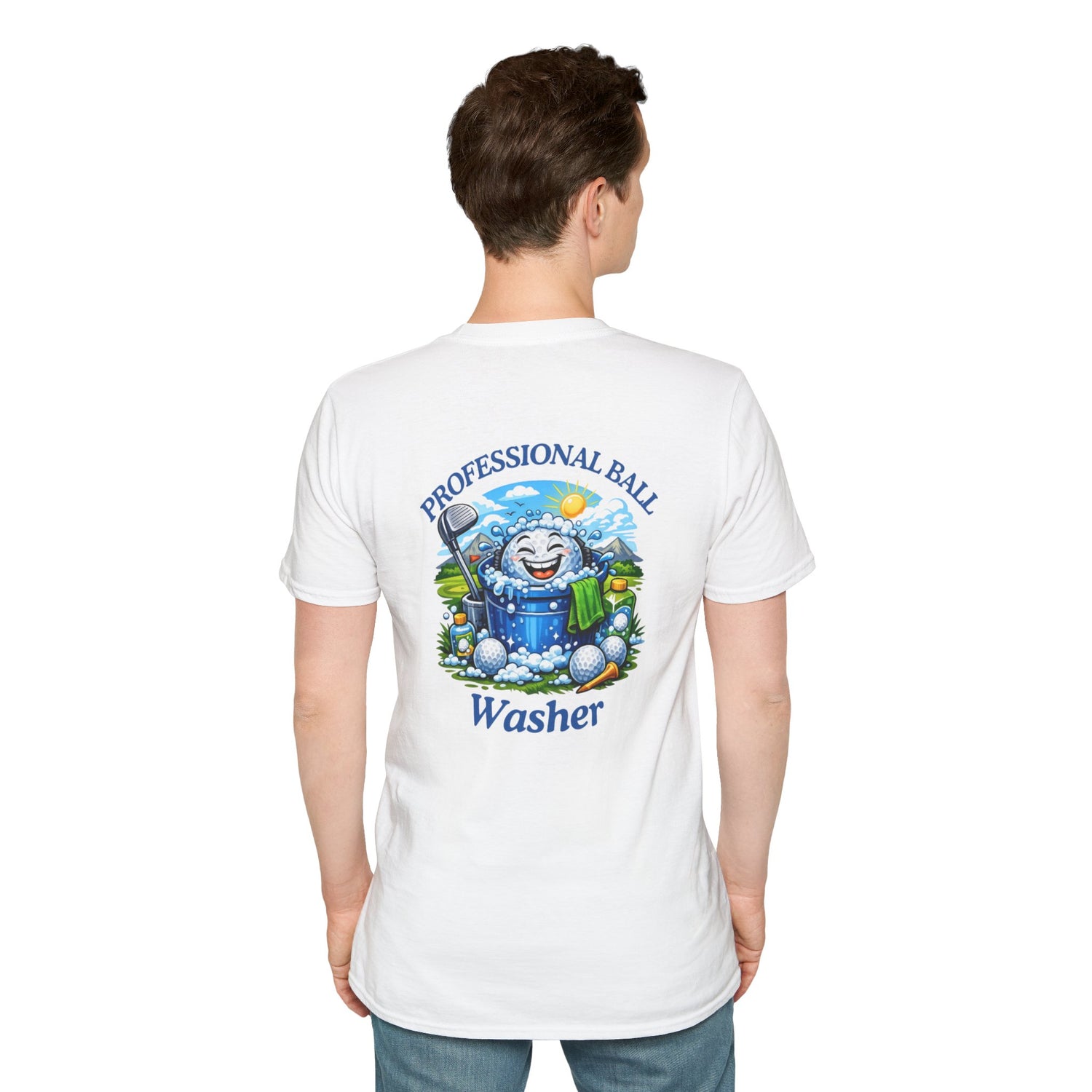 Professional Ball Washer T-Shirt — Funny Golf Crew Shirt