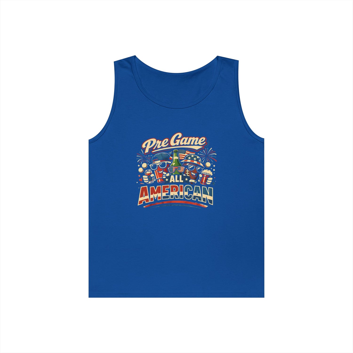 Pre Game All American Funny Tank Top