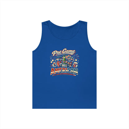 Pre Game All American Funny Tank Top
