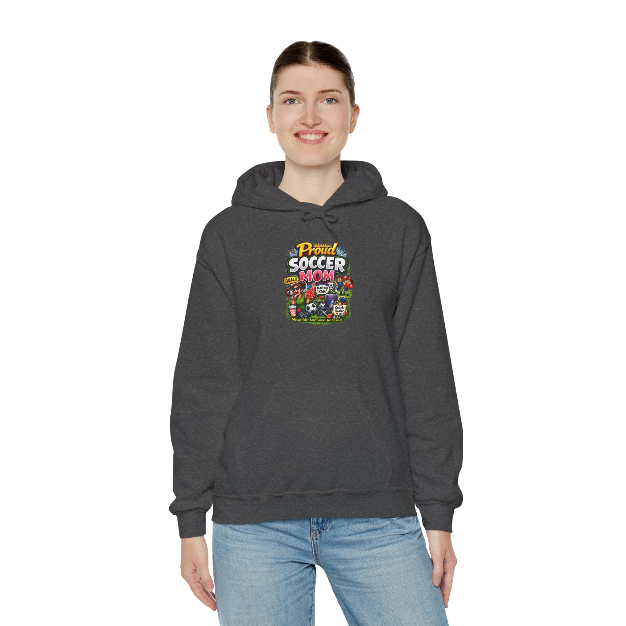 Proud Soccer Mom Funny Hoodie