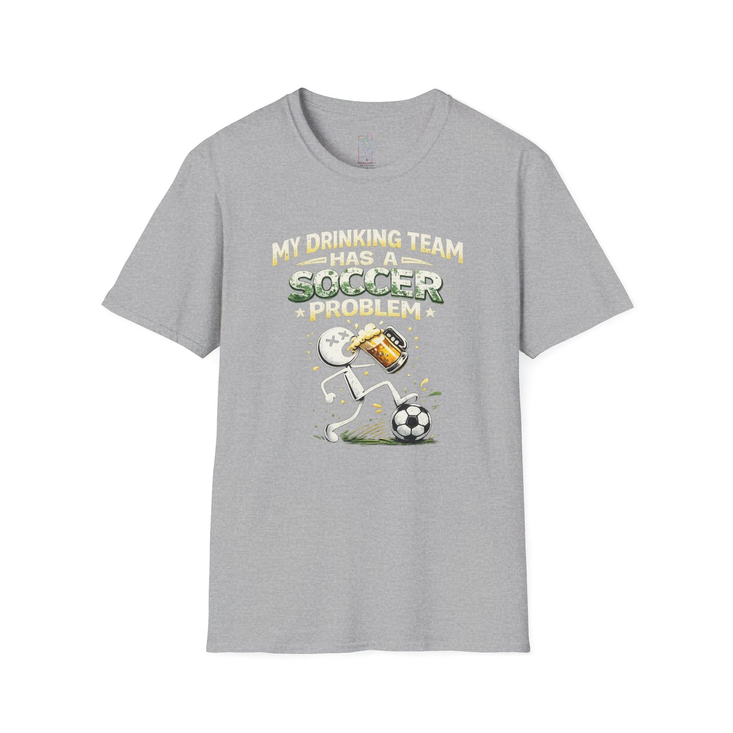 Soccer T-Shirt — "My Drinking Team Has a Soccer Problem" Funny Soccer Fan Tee