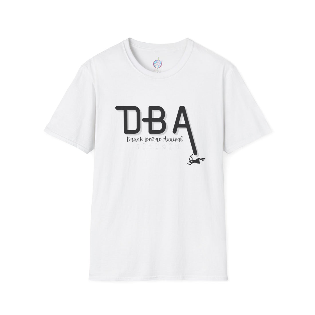 Drunk Before Arrival Funny T-Shirt — Bold Party Tee