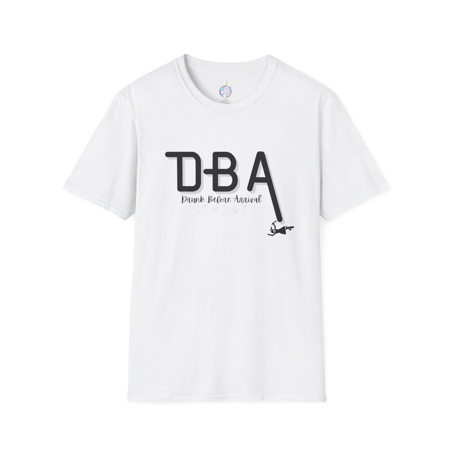 Drunk Before Arrival Funny T-Shirt — Bold Party Tee