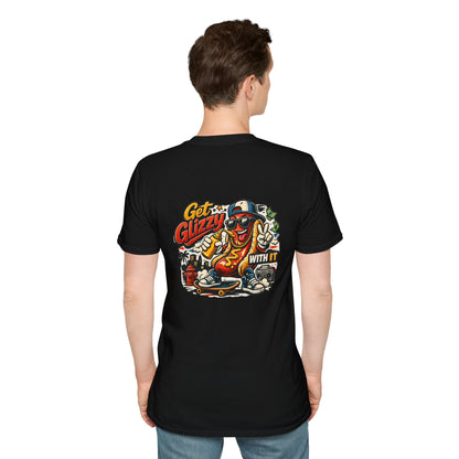 Get Glizzy With It Funny Hot Dog T-Shirt