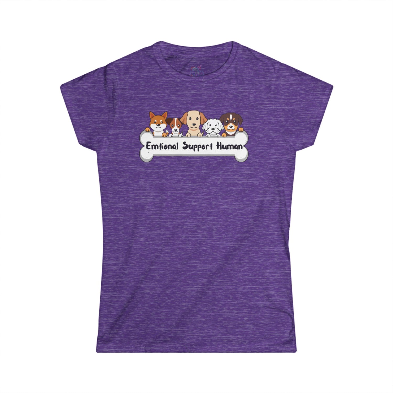 Cute Funny Dog Love T-Shirt — Happy Pup Graphic Tee for Women