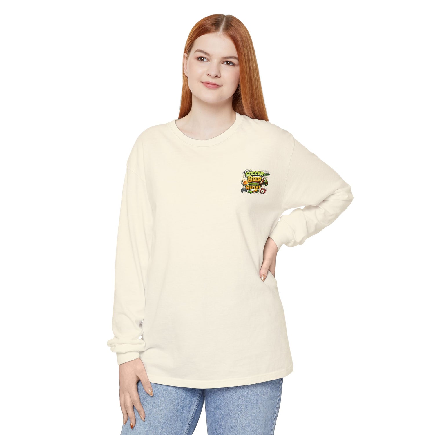 Soccer Beer Repeat Funny Sweatshirt