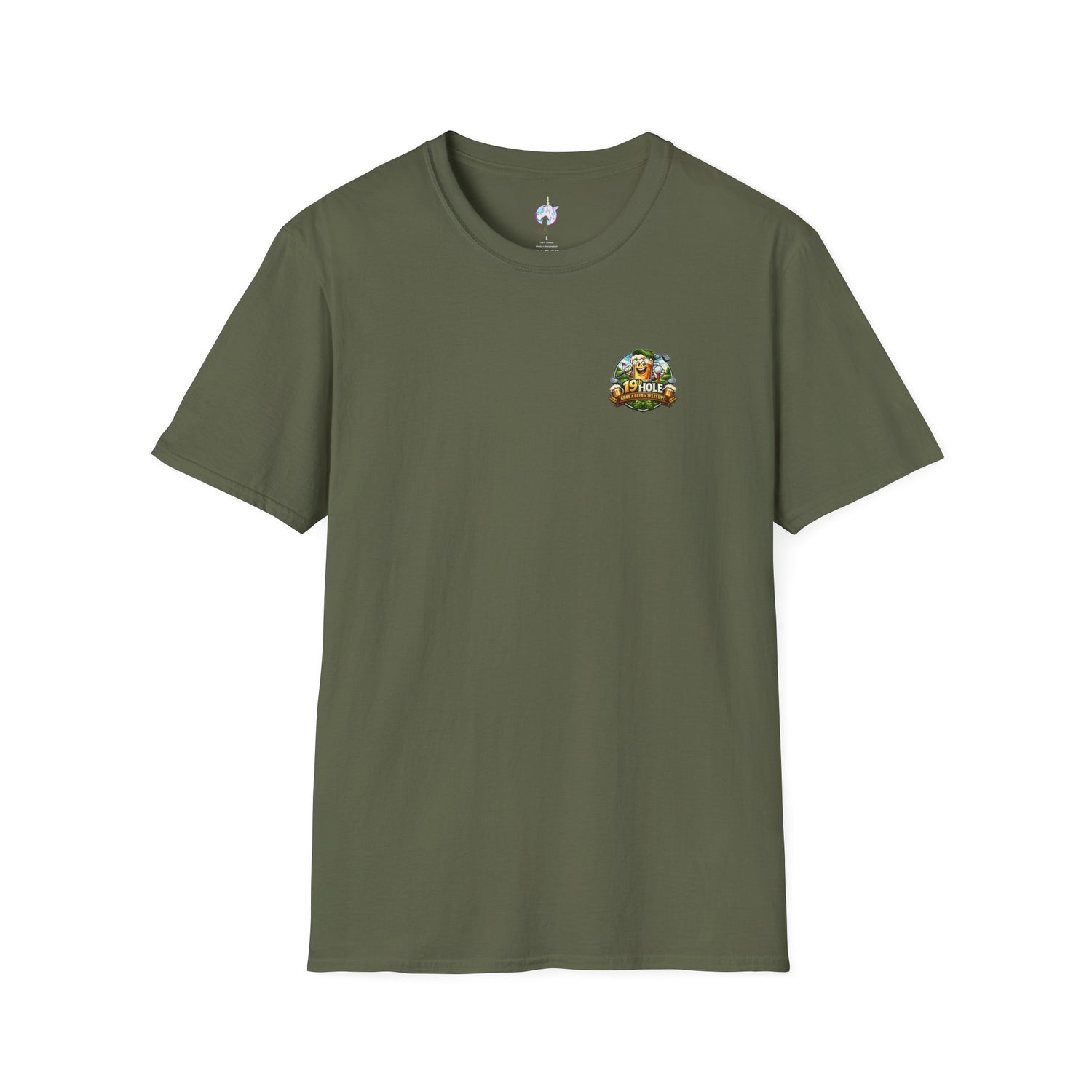 19th Hole Golf T-Shirt — "Grab a Beer &amp; Tee It Up" Vintage Golfing Tee