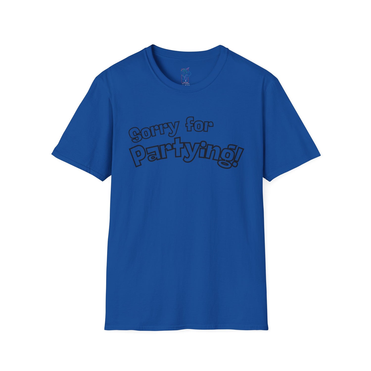 Sorry for Partying T-Shirt-Black