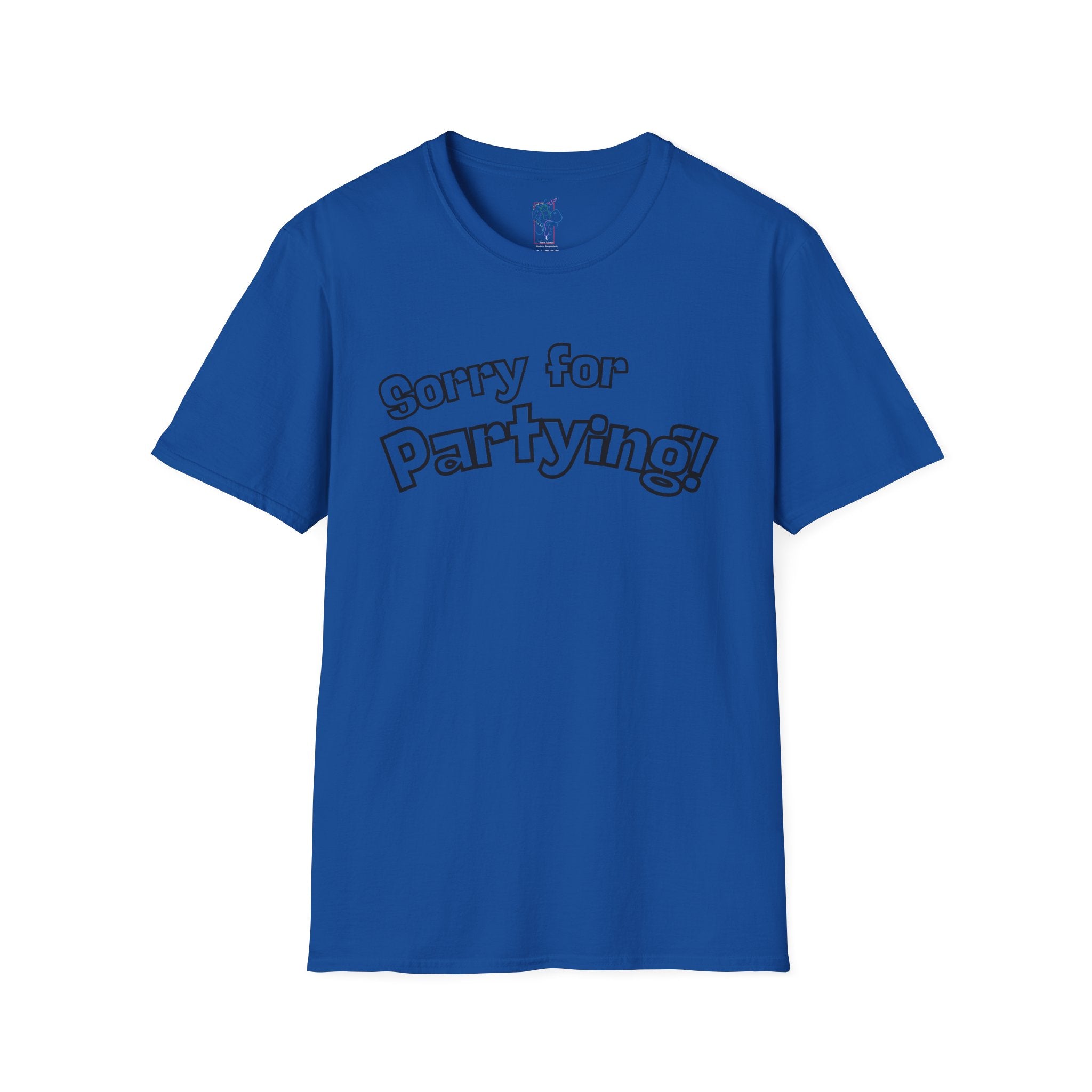 Sorry for Partying T-Shirt-Black