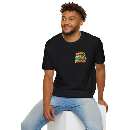 Heavily Socially Distancing Funny T-Shirt