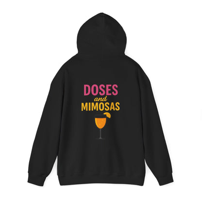 Party Vibes Hooded Sweatshirt — "Sunday Funday" Doses &amp; Mimosas