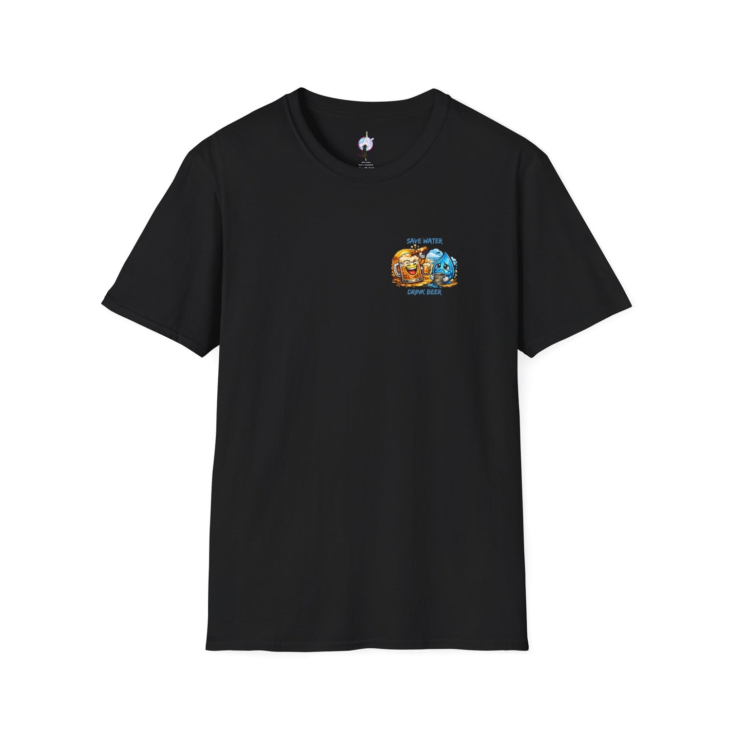 Save Water Drink Beer T-Shirt — Funny Beer &amp; Water Cartoon Tee