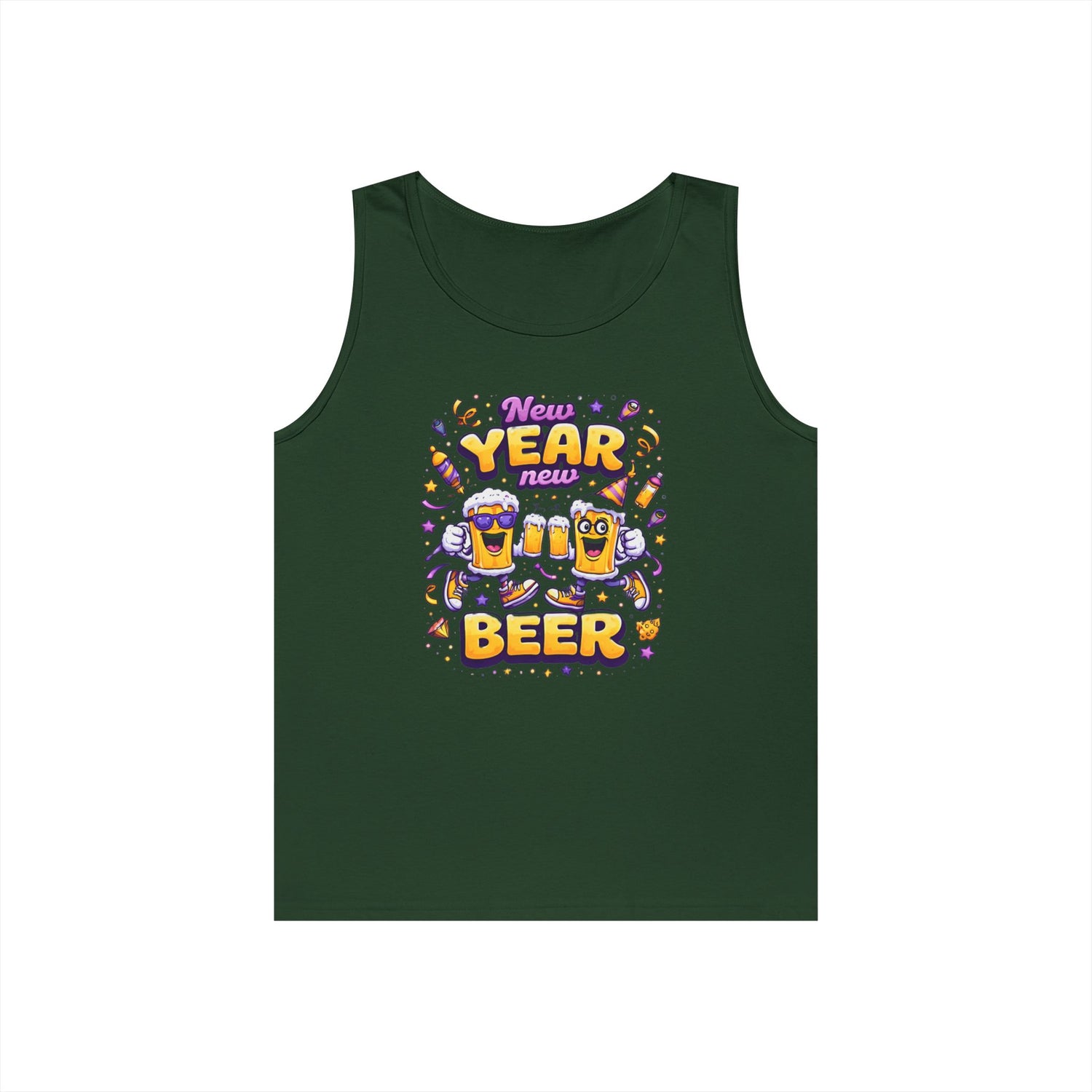 New Year New Beer Funny T-Shirt Sarcastic Drinking Tee Funny New Years Shirt Resolution Novelty Beer Gift Graphic Tee