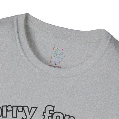 Sorry for Partying T-Shirt-Black