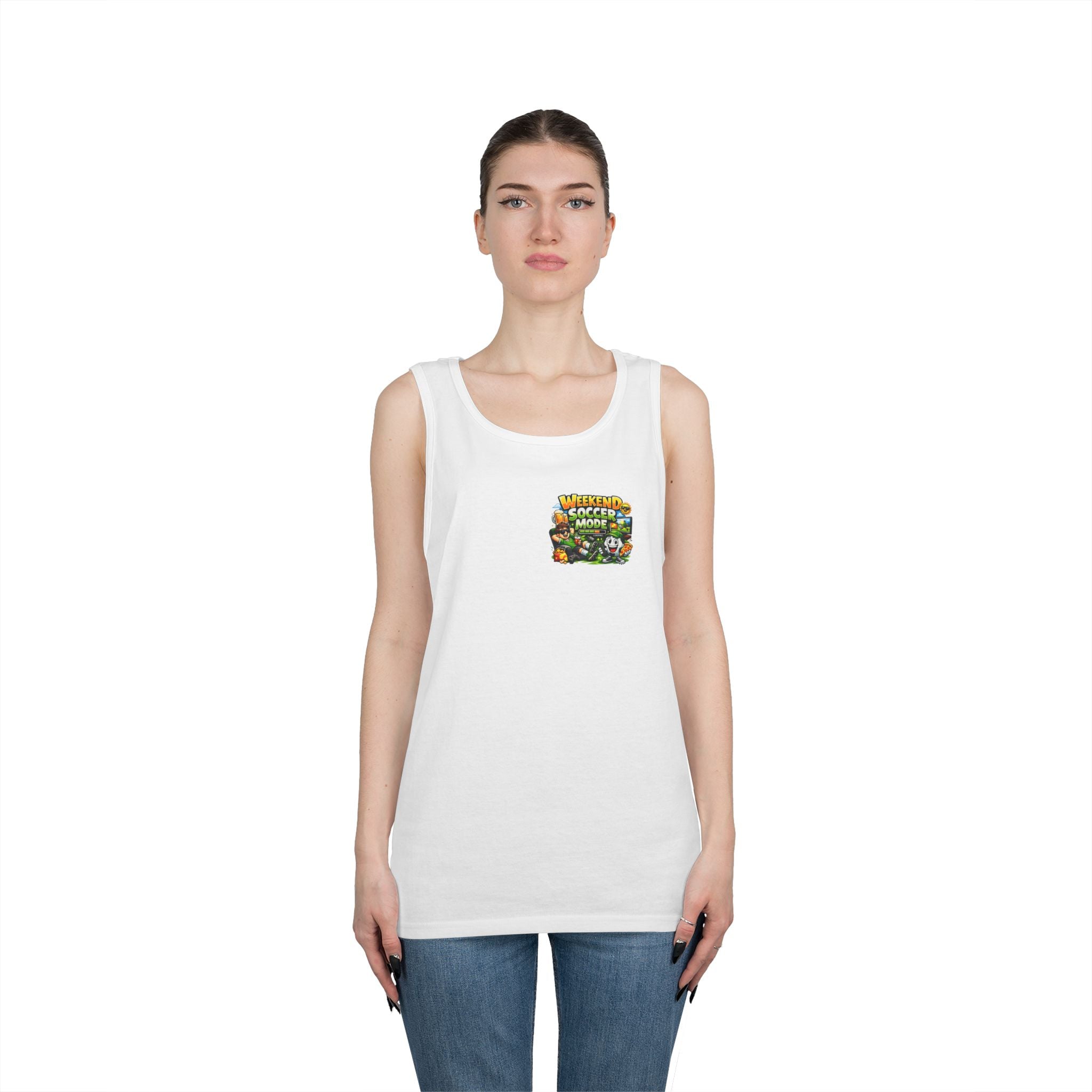 Weekend Soccer Mode Funny Tank Top