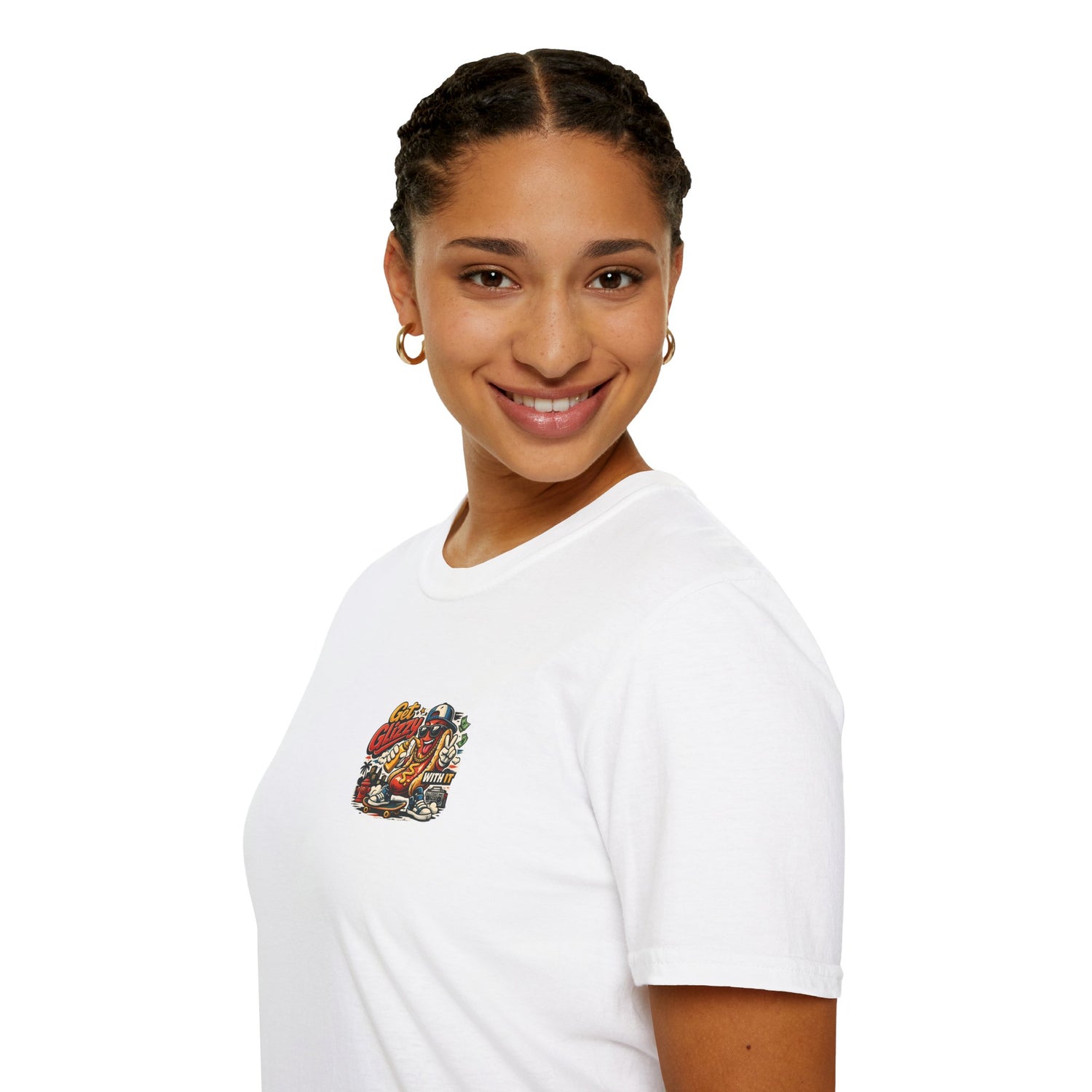 Get Glizzy With It Funny Hot Dog T-Shirt