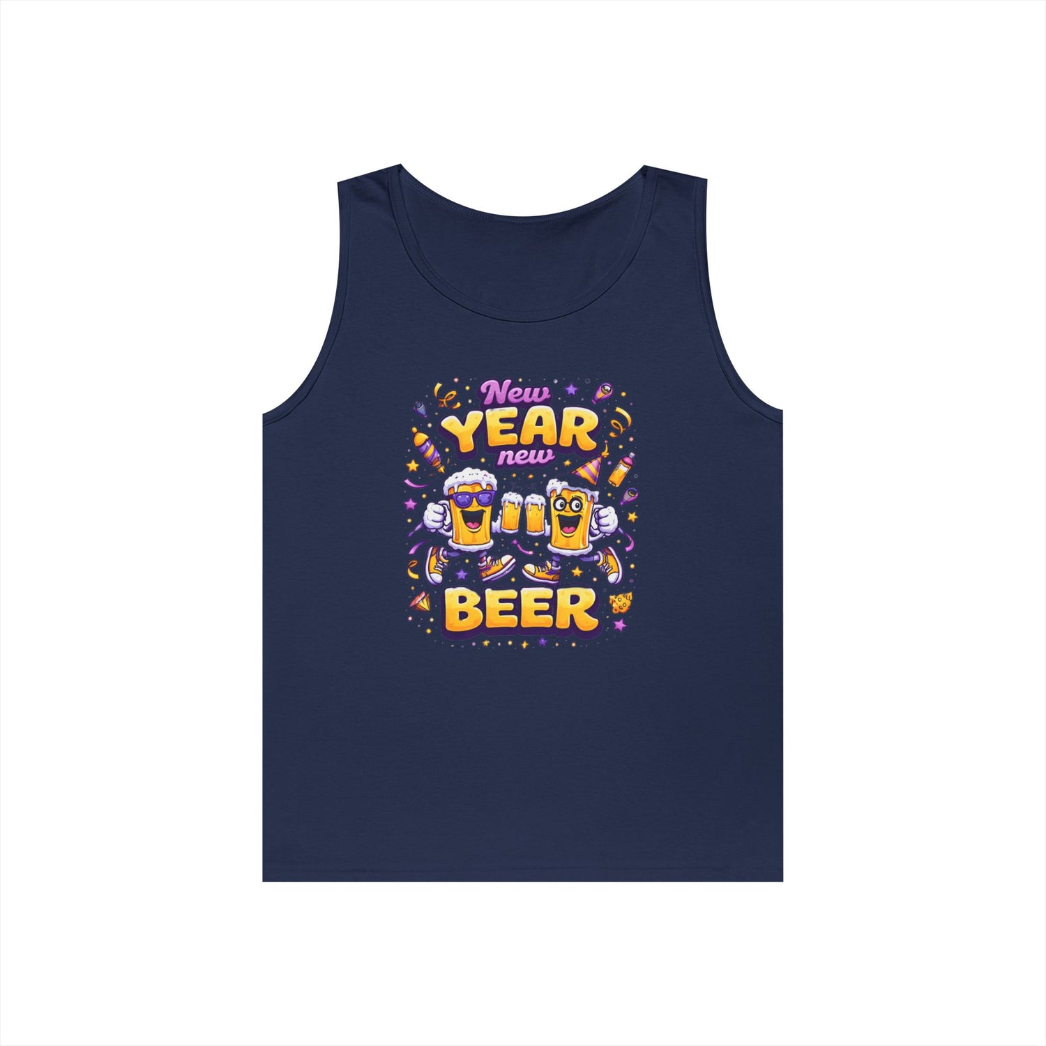 New Year New Beer Funny T-Shirt Sarcastic Drinking Tee Funny New Years Shirt Resolution Novelty Beer Gift Graphic Tee