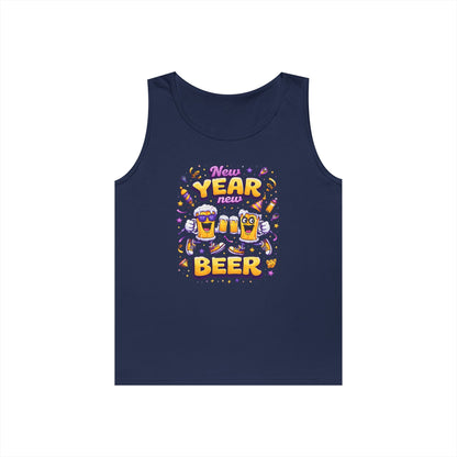 New Year New Beer Funny T-Shirt Sarcastic Drinking Tee Funny New Years Shirt Resolution Novelty Beer Gift Graphic Tee