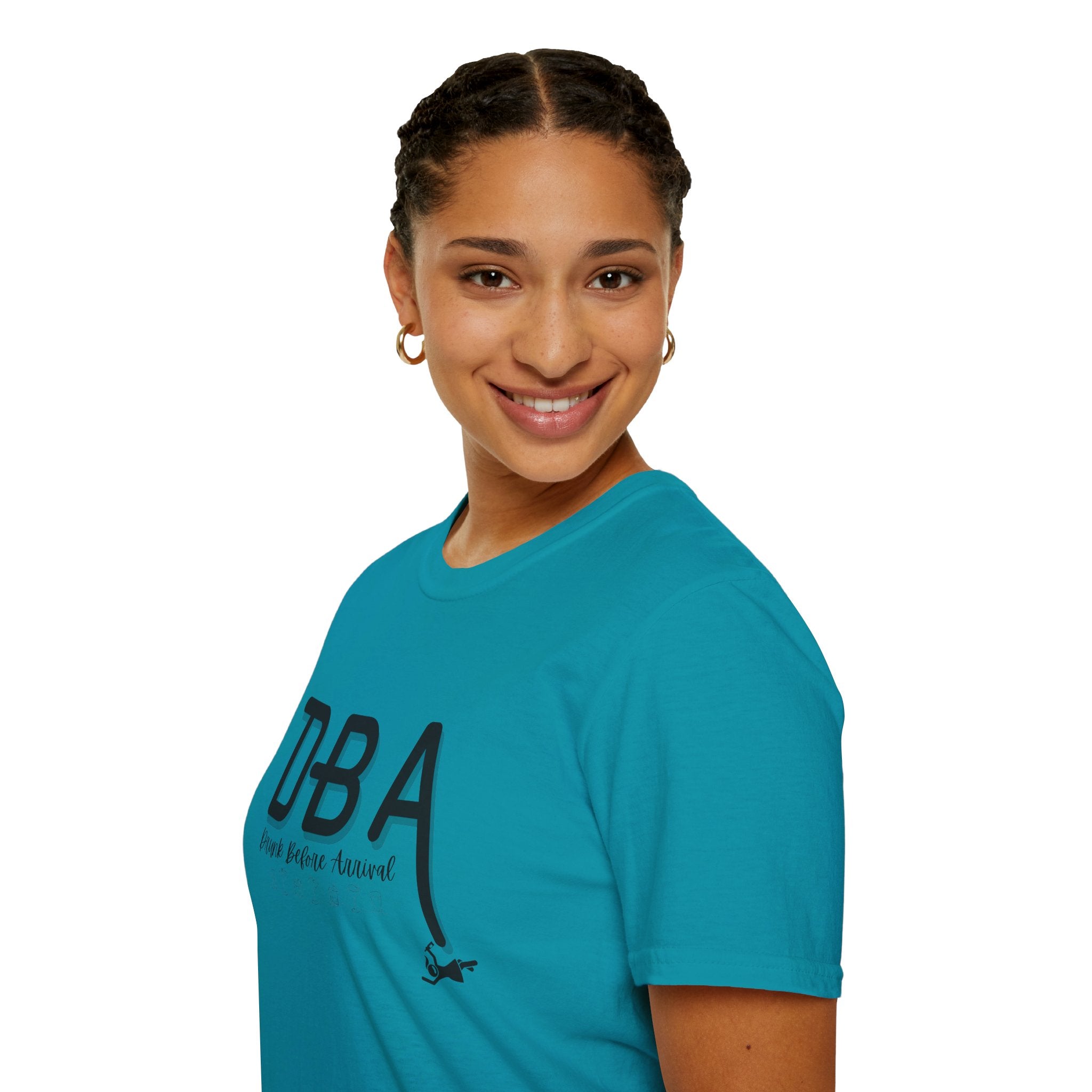 Drunk Before Arrival Funny T-Shirt — Bold Party Tee