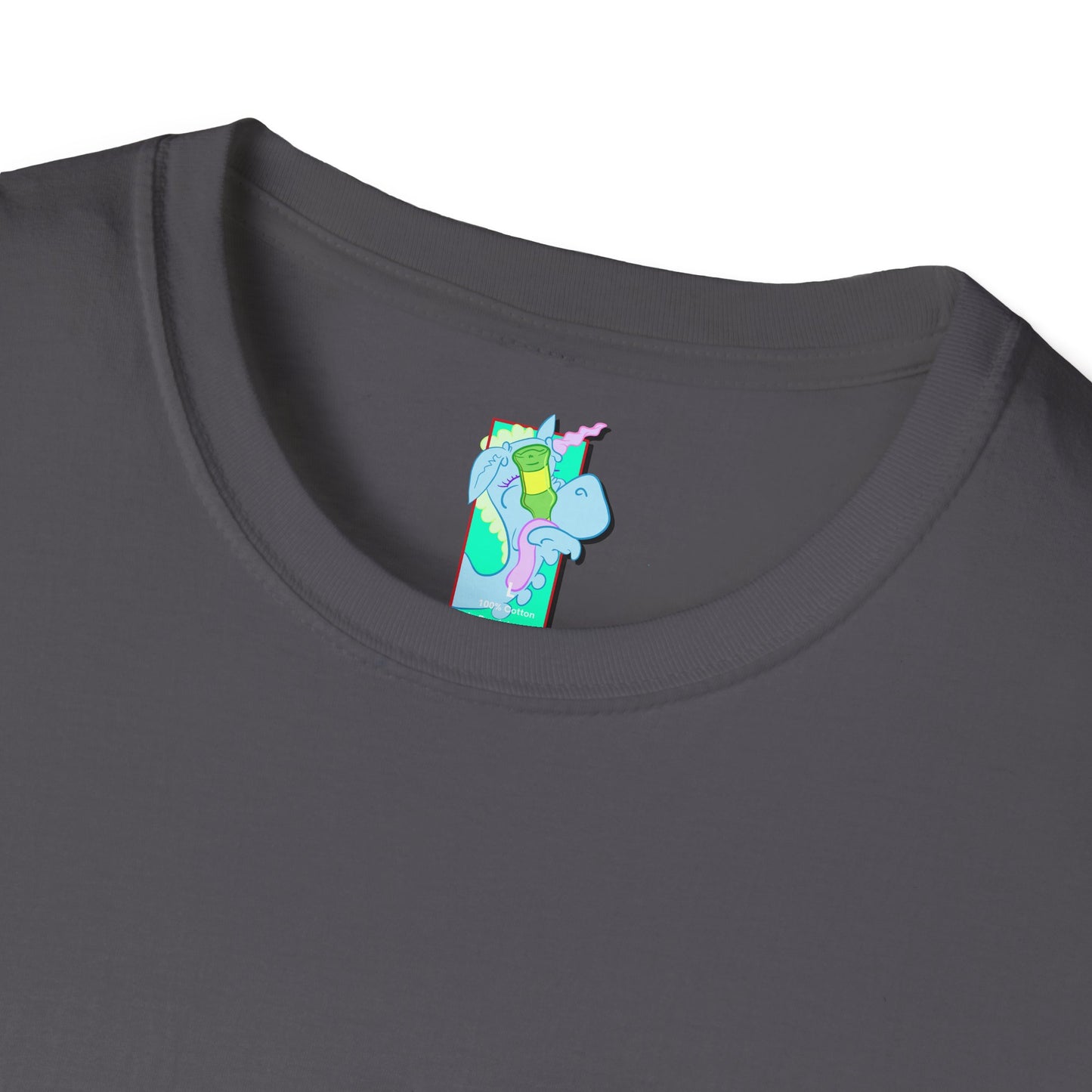 Cool Unicorn Graphic T-Shirt - Are You Crooked, RAVER? Unisex Tee