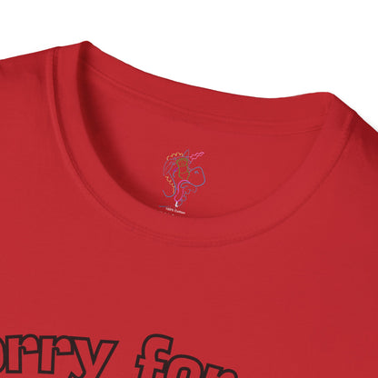 Sorry for Partying T-Shirt-Black
