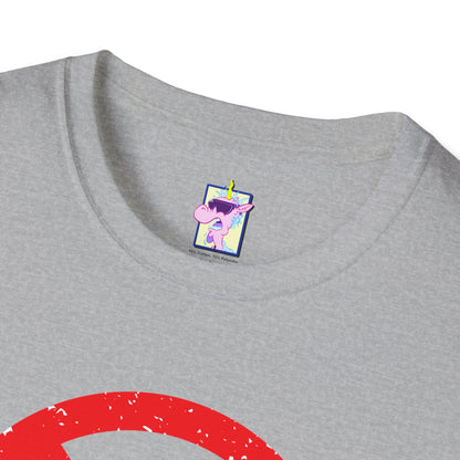 No Reggie Graphic Tee (Red Prohibition Sign)